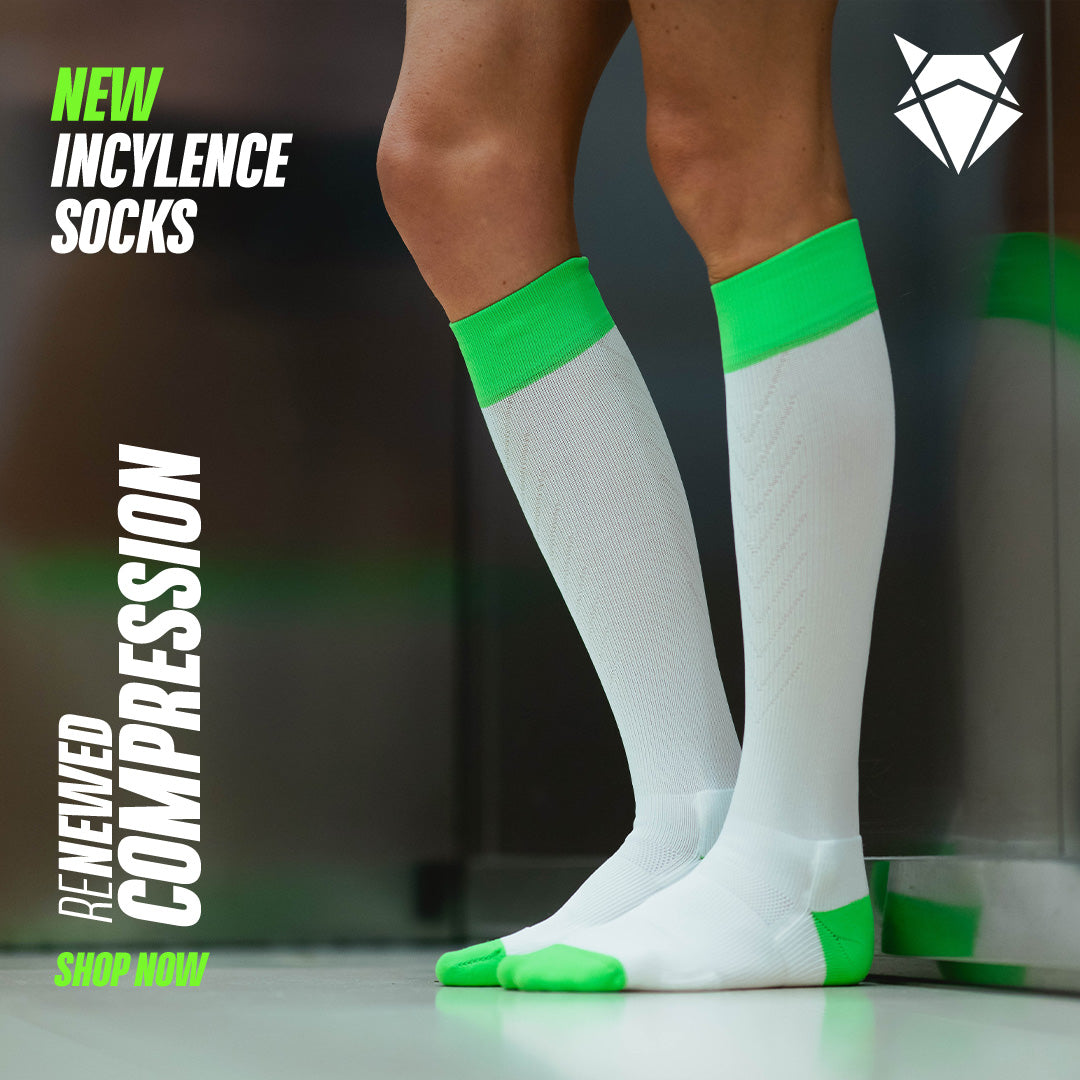 INCYLENCE RENEWED COMPRESSION V2 WHITE NEON GREEN
