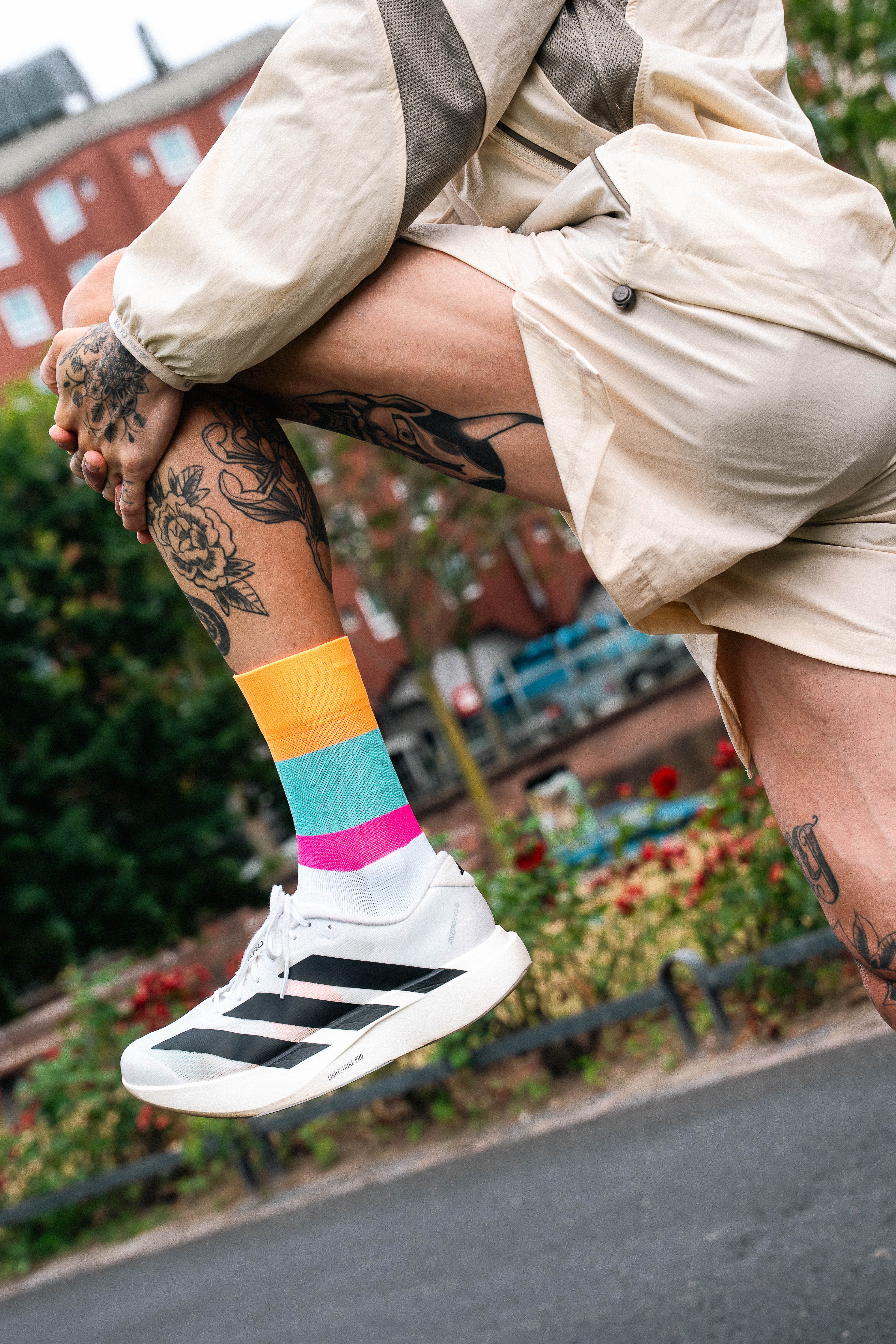 INCYLENCE RUNNING BANDS CYAN ORANGE