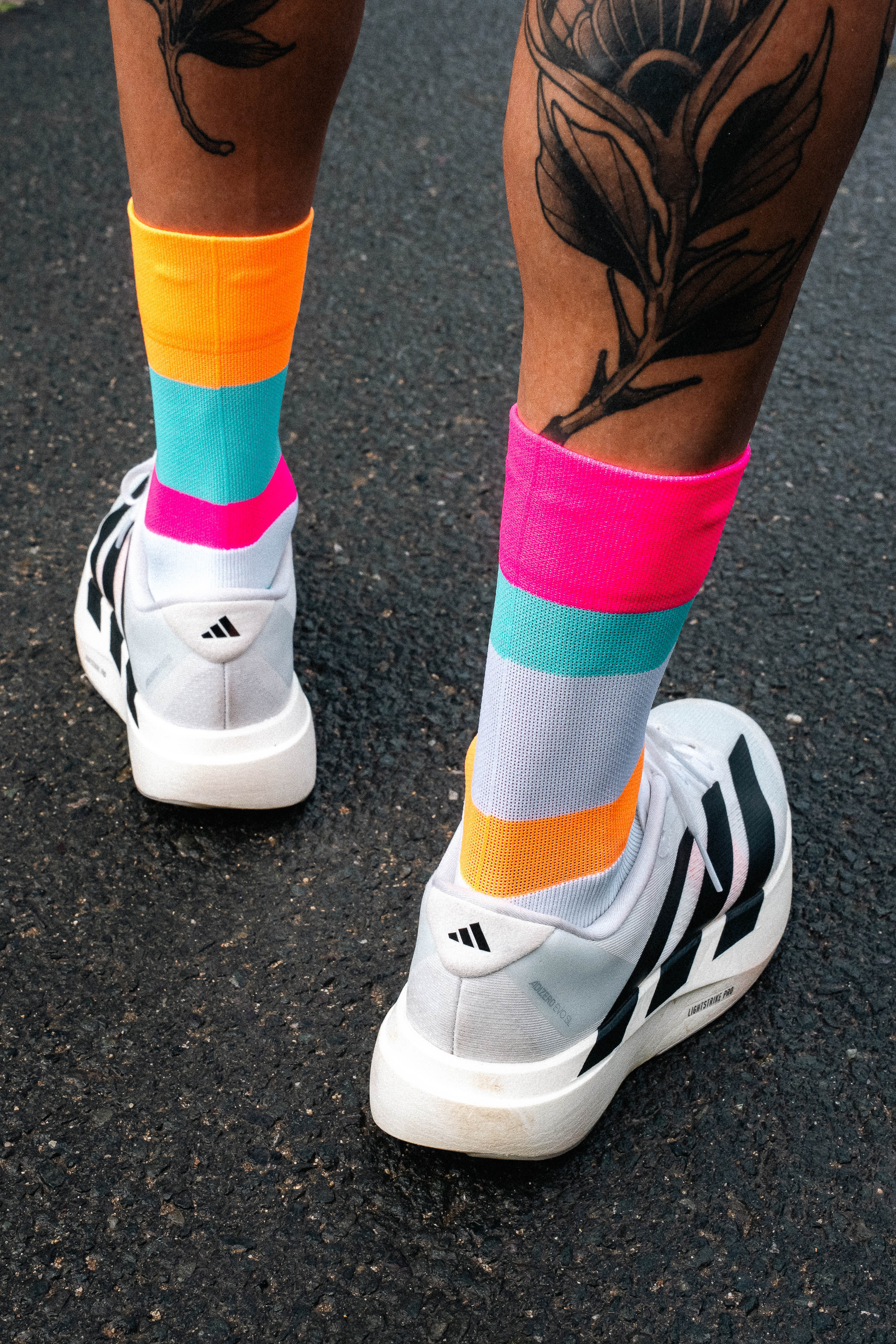 INCYLENCE RUNNING BANDS CYAN ORANGE