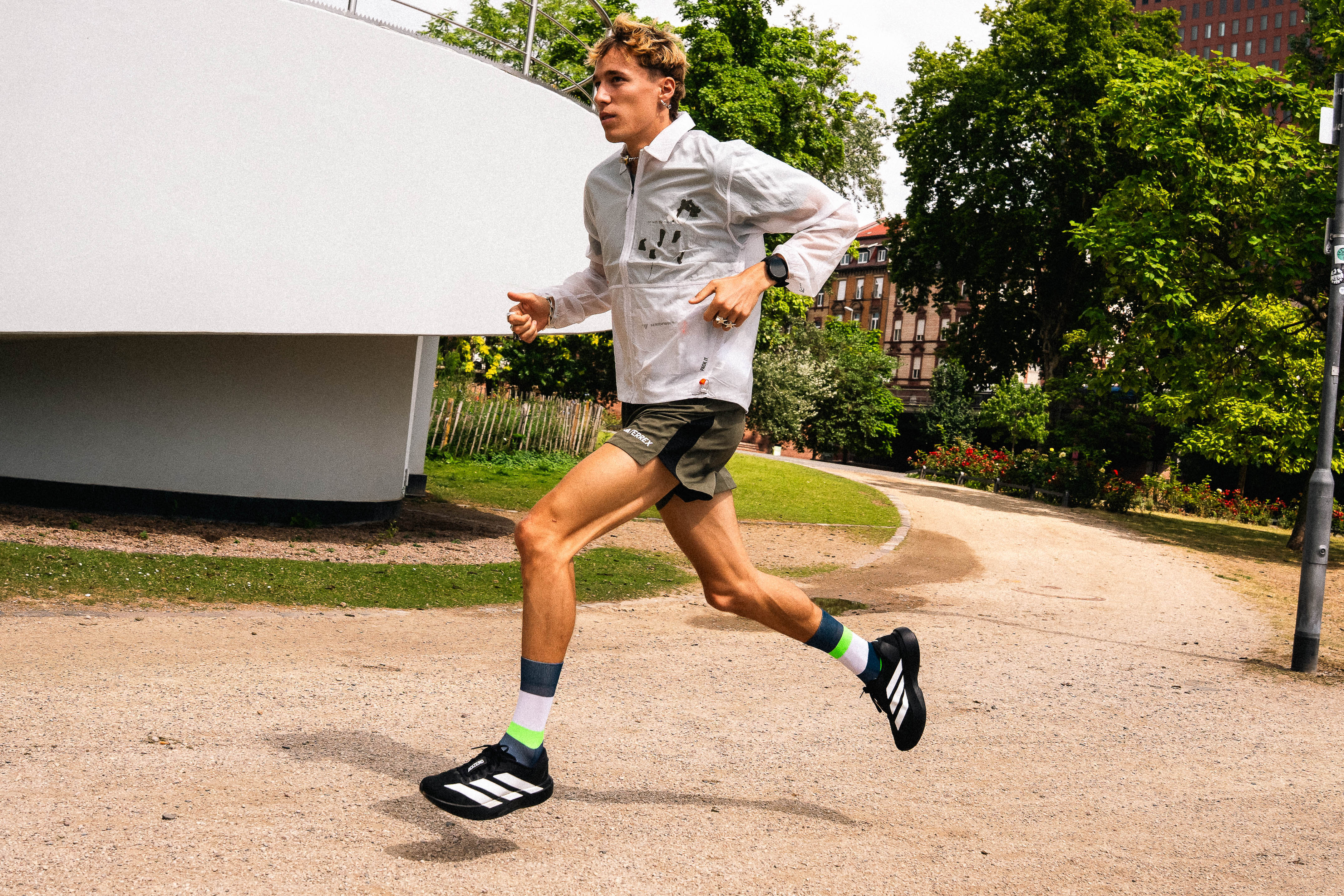 INCYLENCE RUNNING BANDS NAVY GREEN