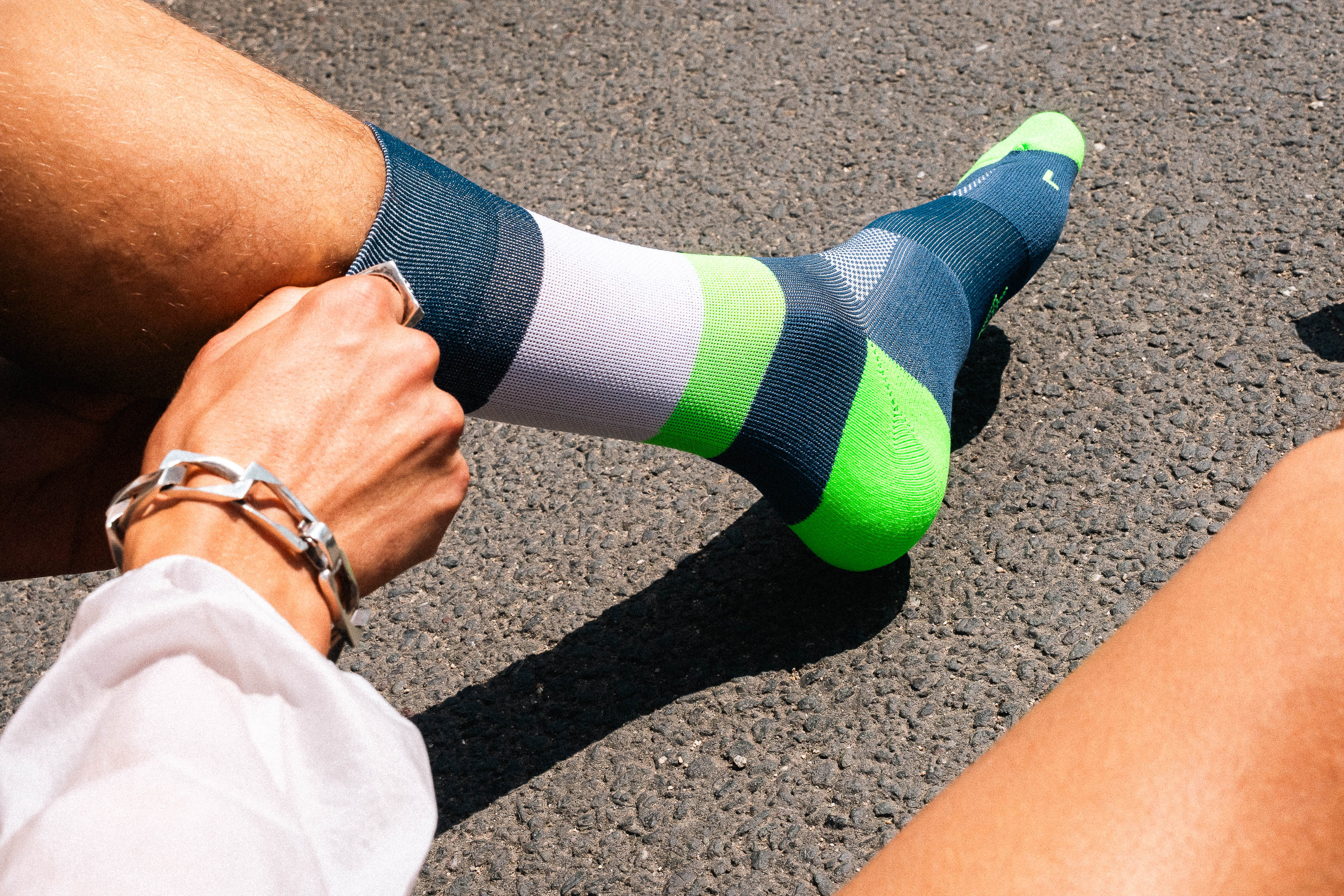 INCYLENCE RUNNING BANDS NAVY GREEN