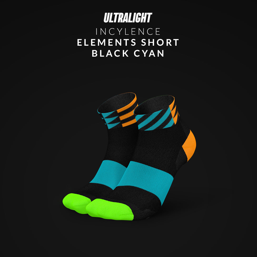 INCYLENCE ULTRALIGHT ELEMENTS SHORT BLACK CYAN