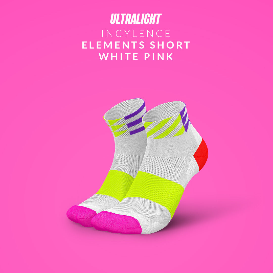 INCYLENCE ULTRALIGHT ELEMENTS SHORT WHITE PINK