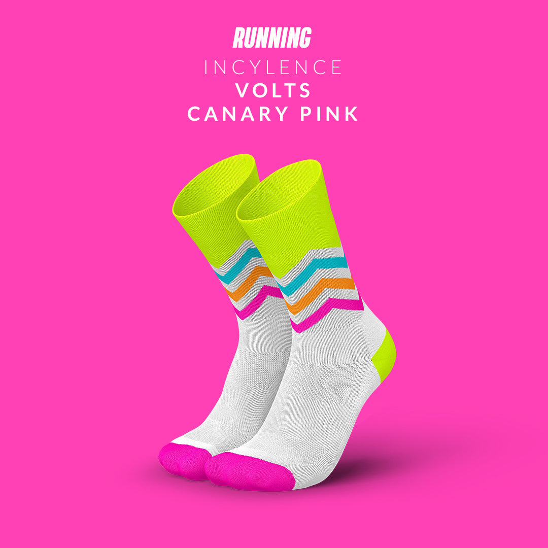 INCYLENCE RUNNING VOLTS CANARY PINK