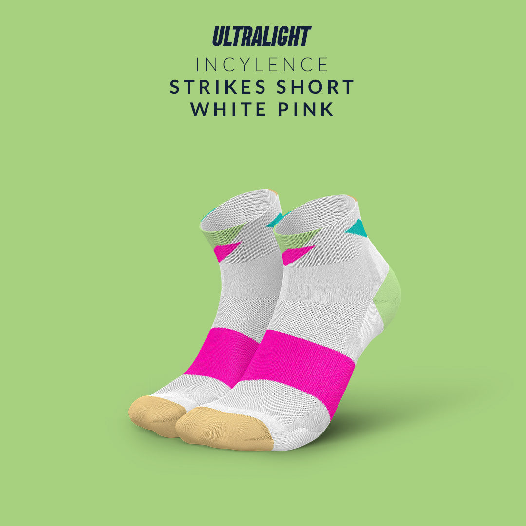 INCYLENCE ULTRALIGHT STRIKES SHORT WHITE PINK