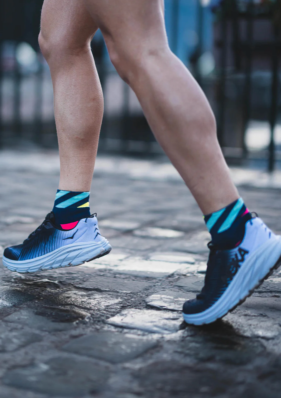 INCYLENCE RUNNING PLATFORMS SHORT NAVY BLUE MINT