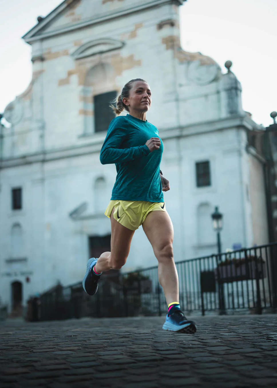 INCYLENCE RUNNING PLATFORMS SHORT NAVY BLUE MINT