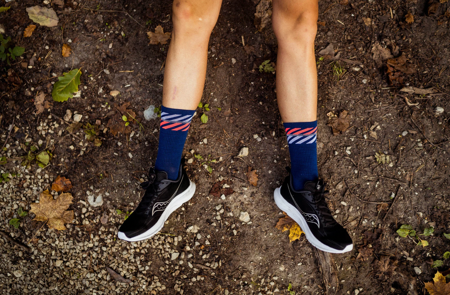 INCYLENCE MERINO LIGHT LANES NAVY INFERNO