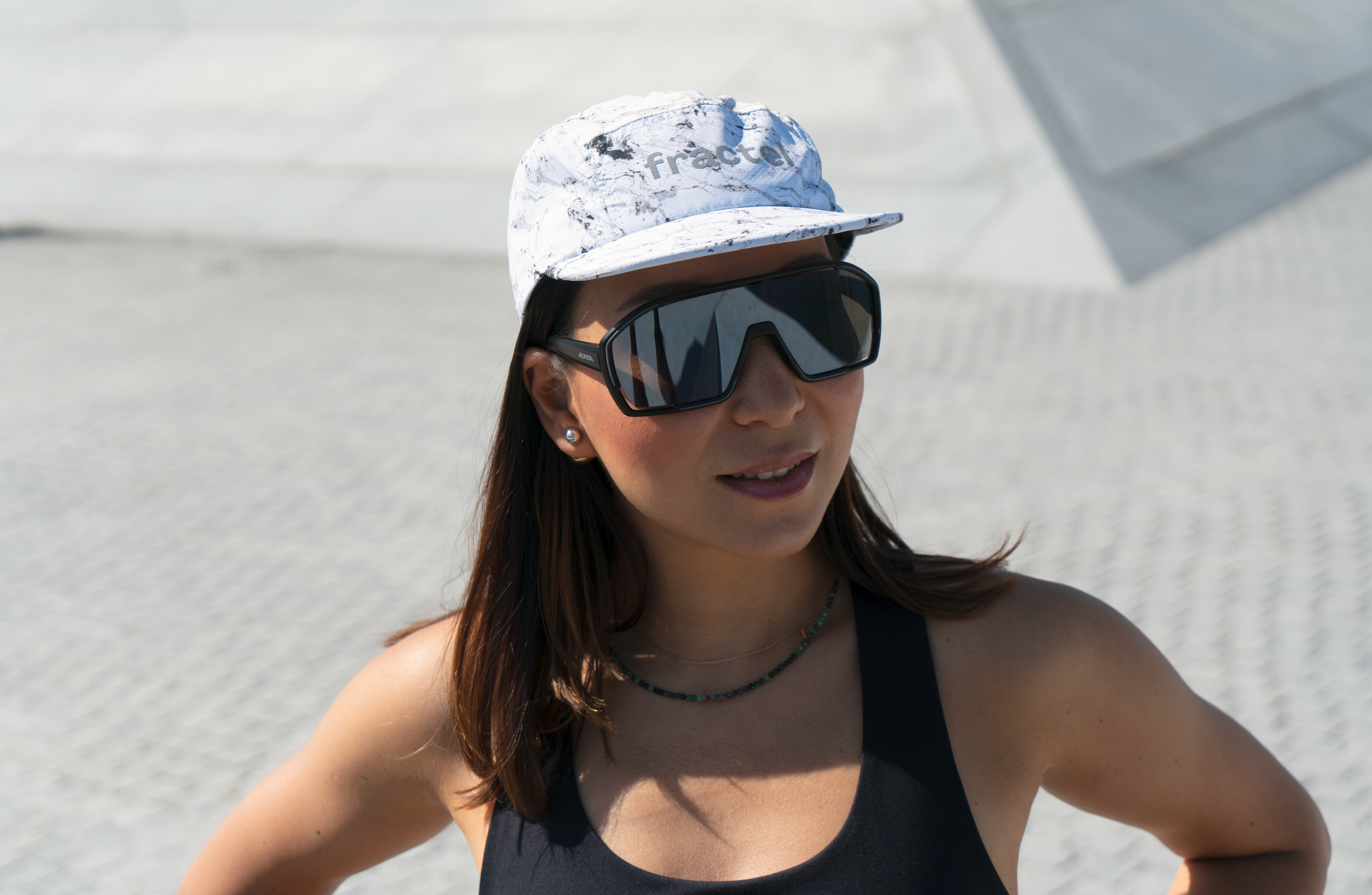 Fractel P-SERIES (Woman) "WHITE MARBLE" Edition Cap