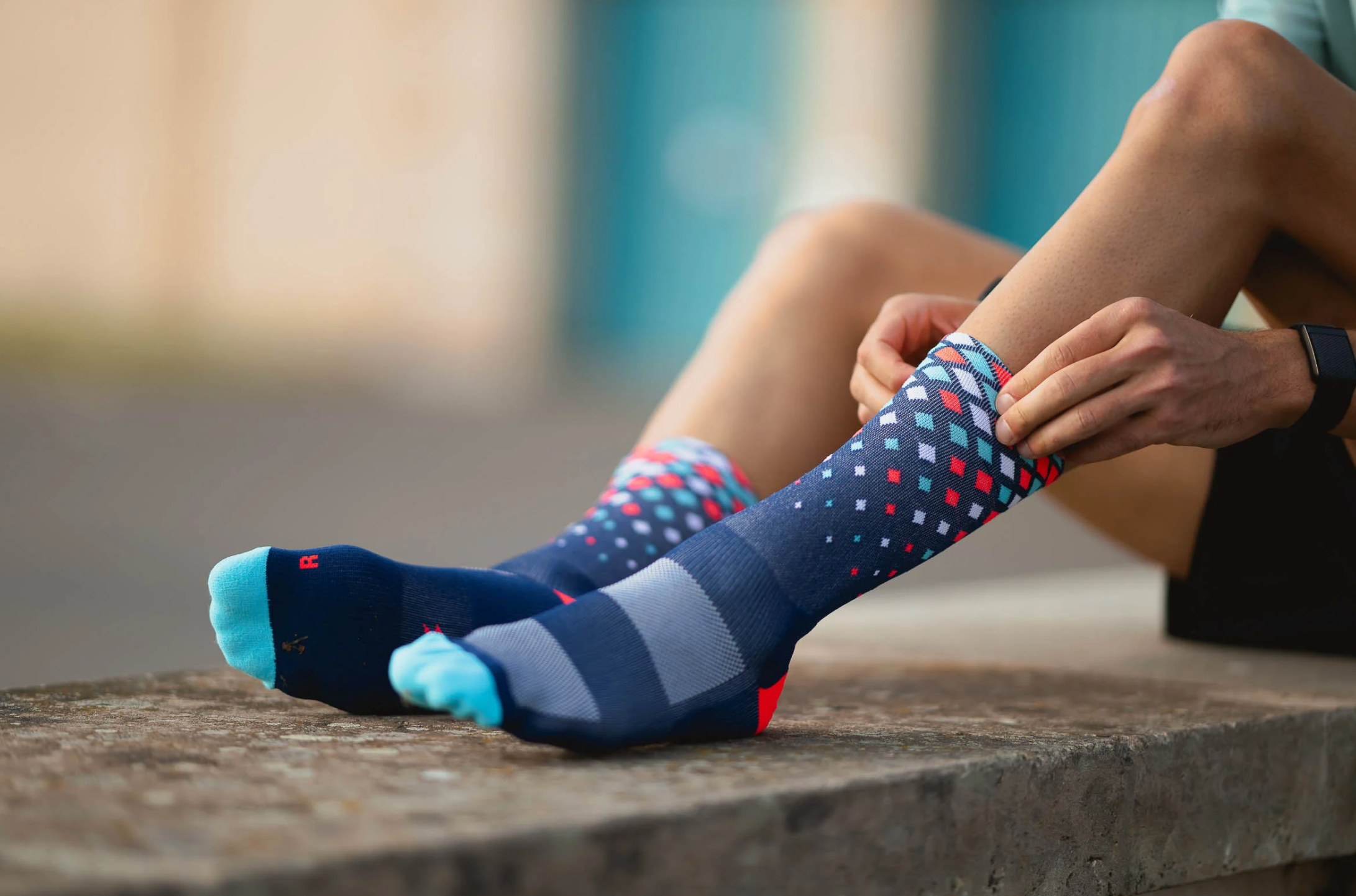 INCYLENCE RUNNING CRYSTALS NAVY CYAN INFERNO