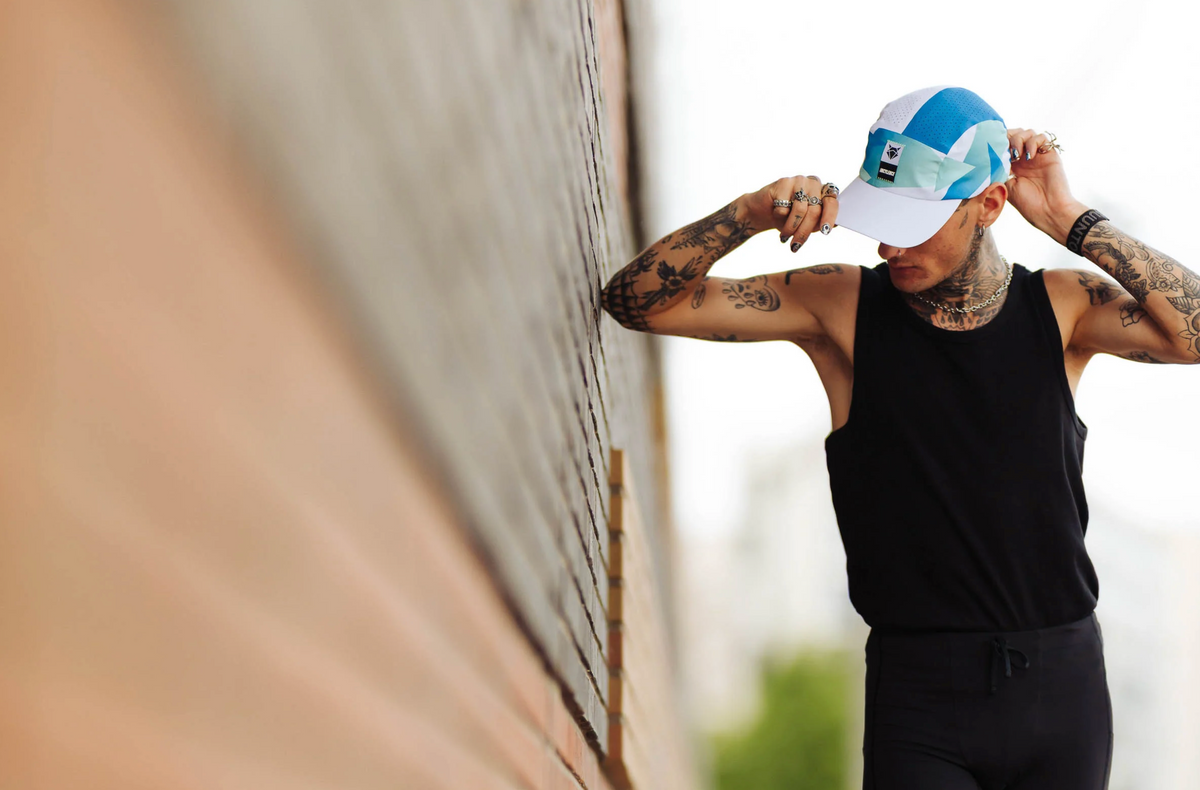 INCYLENCE RUNNING CAP ARCTIC FLOW