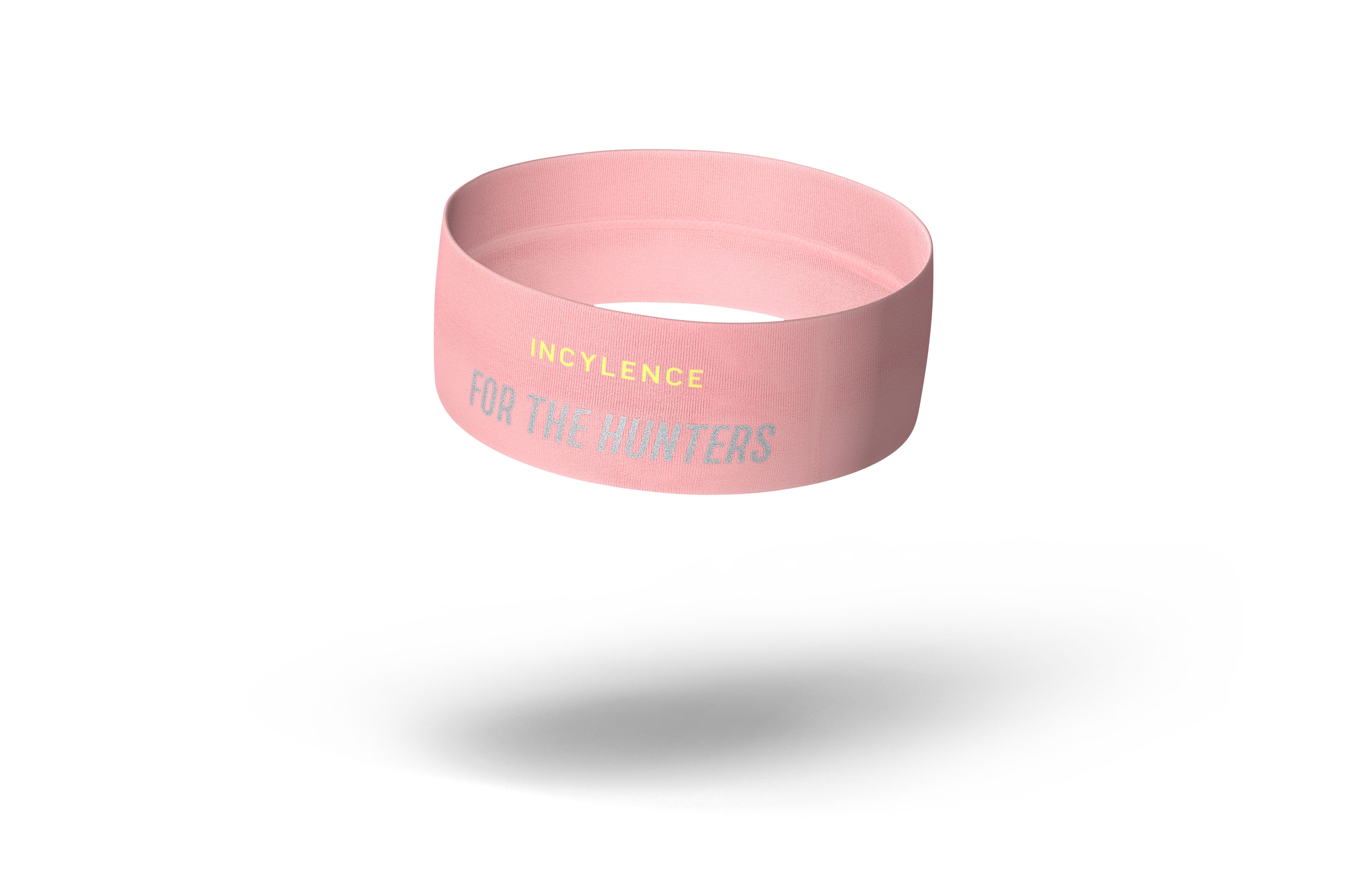 INCYLENCE HEADBAND V1 LIGHT PINK YELLOW NARROW