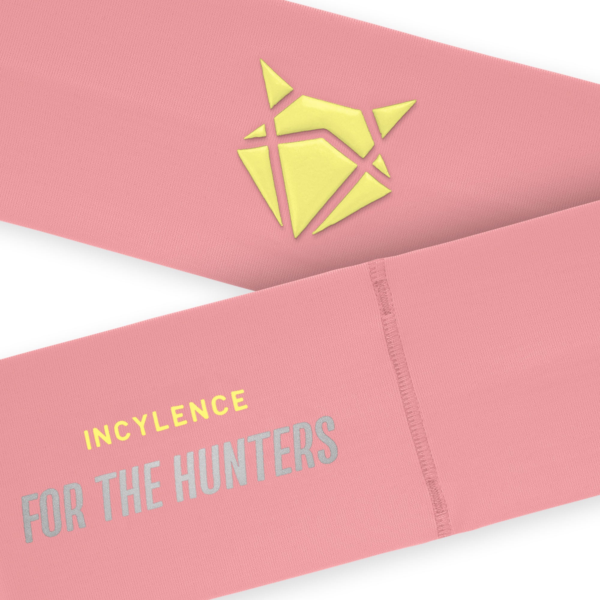 INCYLENCE HEADBAND V1 LIGHT PINK YELLOW NARROW