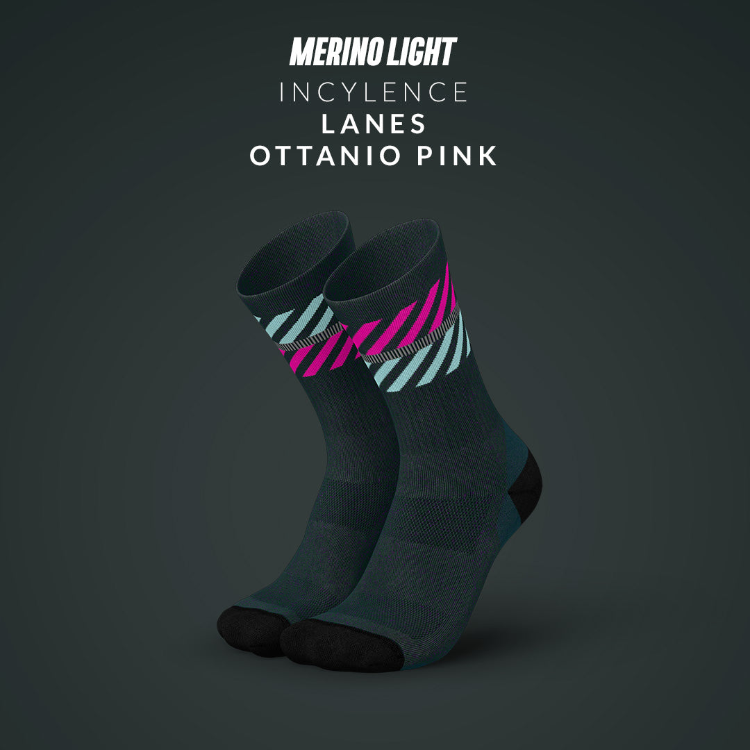 INCYLENCE MERINO LIGHT LANES OTTANIO PINK