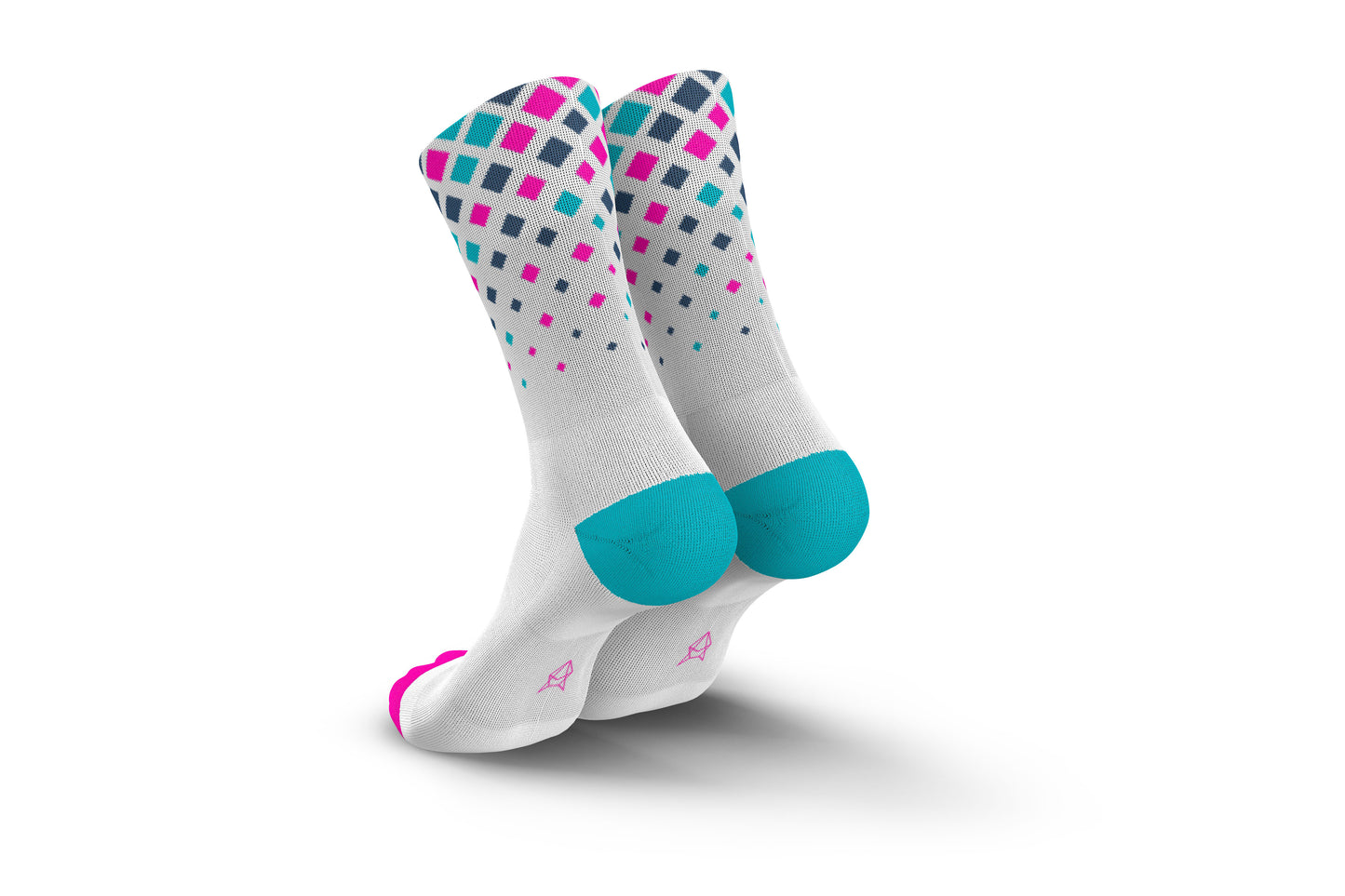 INCYLENCE RUNNING CRYSTALS WHITE PINK CYAN