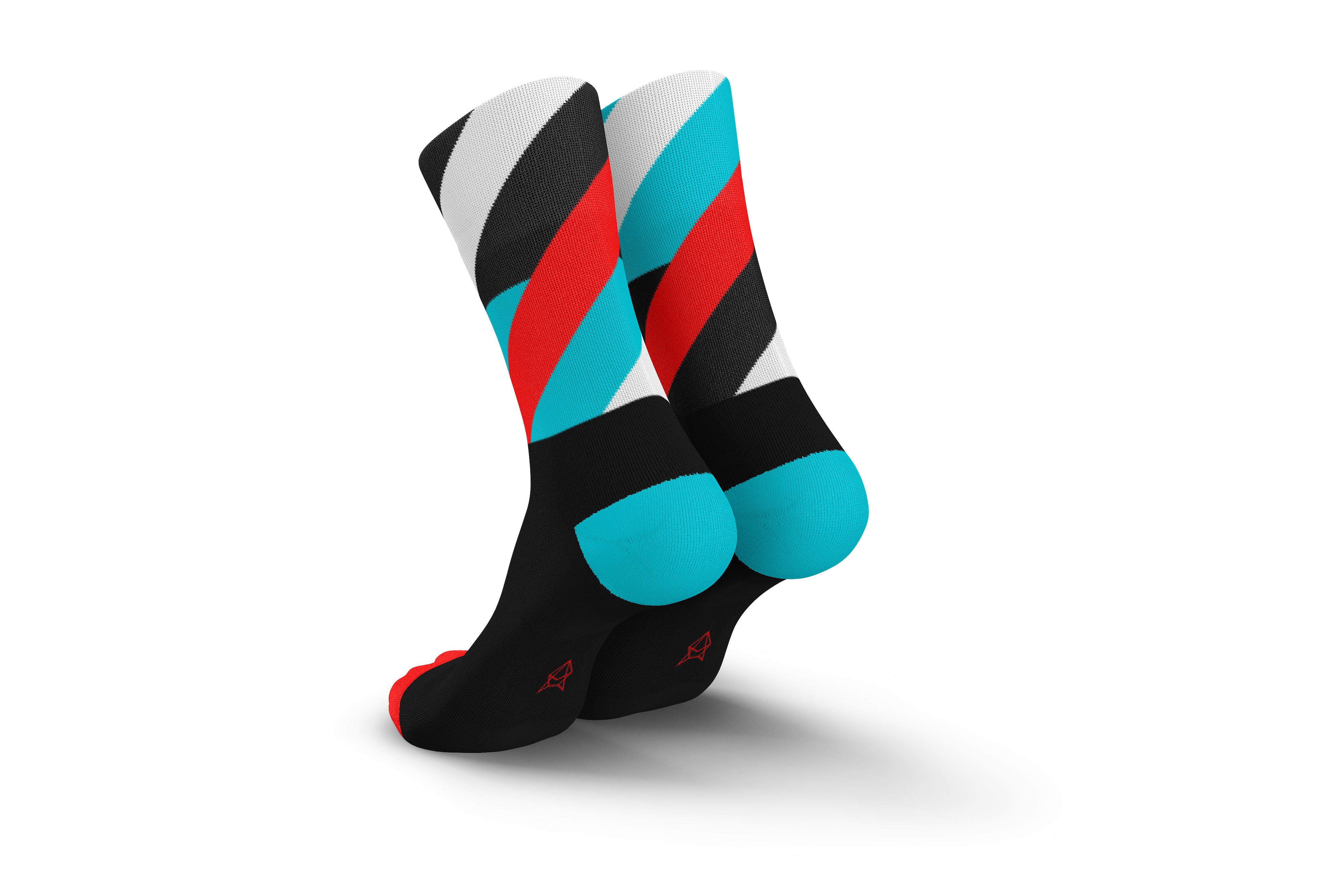 INCYLENCE RUNNING LOOPS BLACK CYAN INFERNO