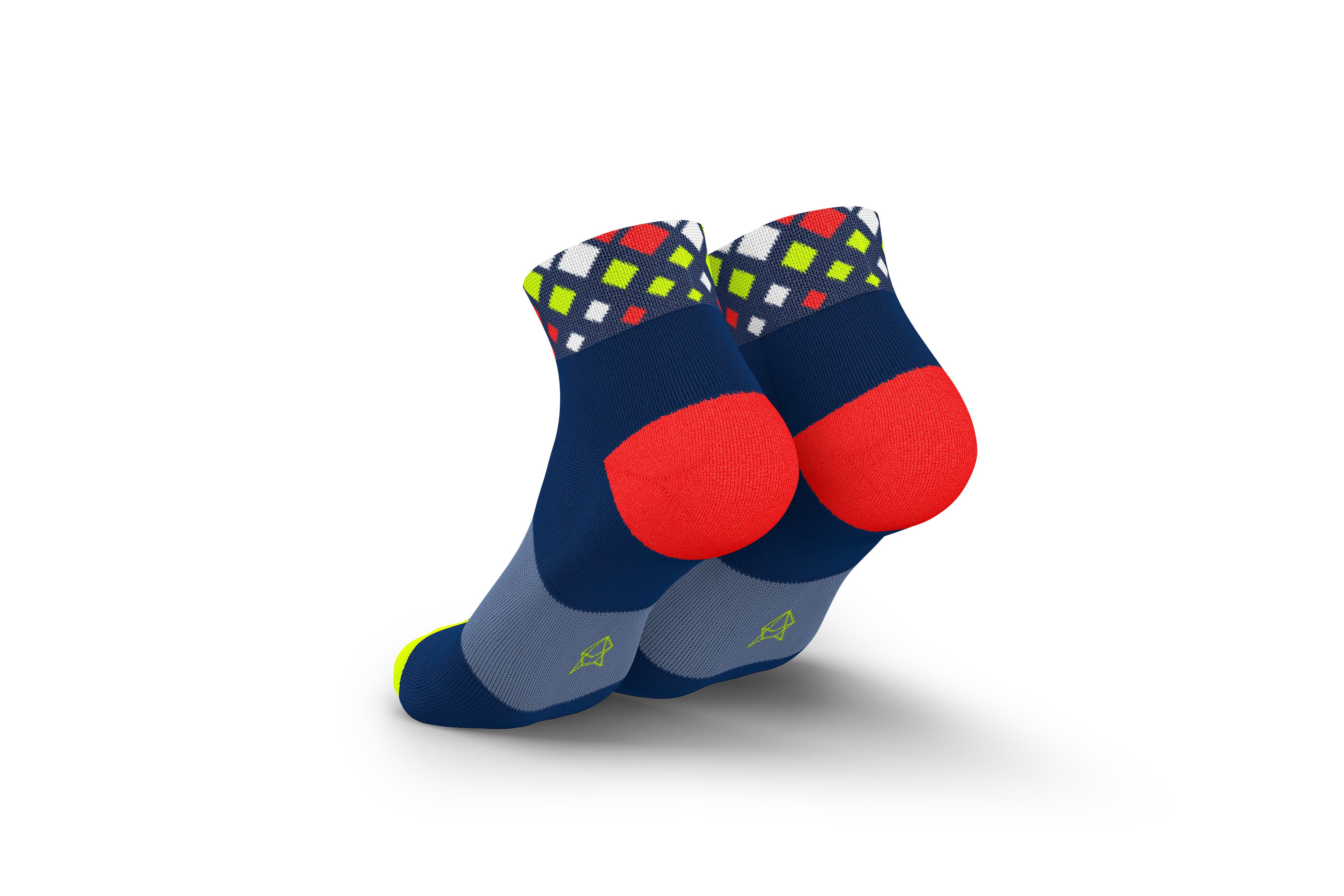 INCYLENCE RUNNING CRYSTALS SHORT NAVY CANARY