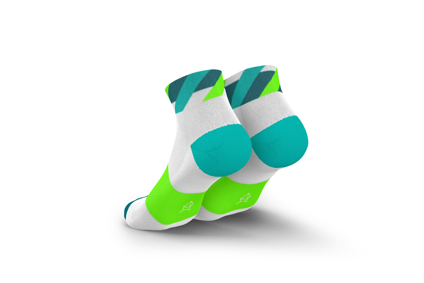 INCYLENCE RUNNING LOOPS SHORT WHITE GREEN