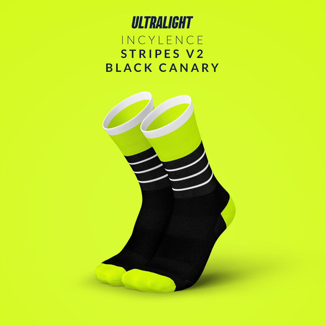 INCYLENCE ULTRALIGHT STRIPES V2 BLACK CANARY