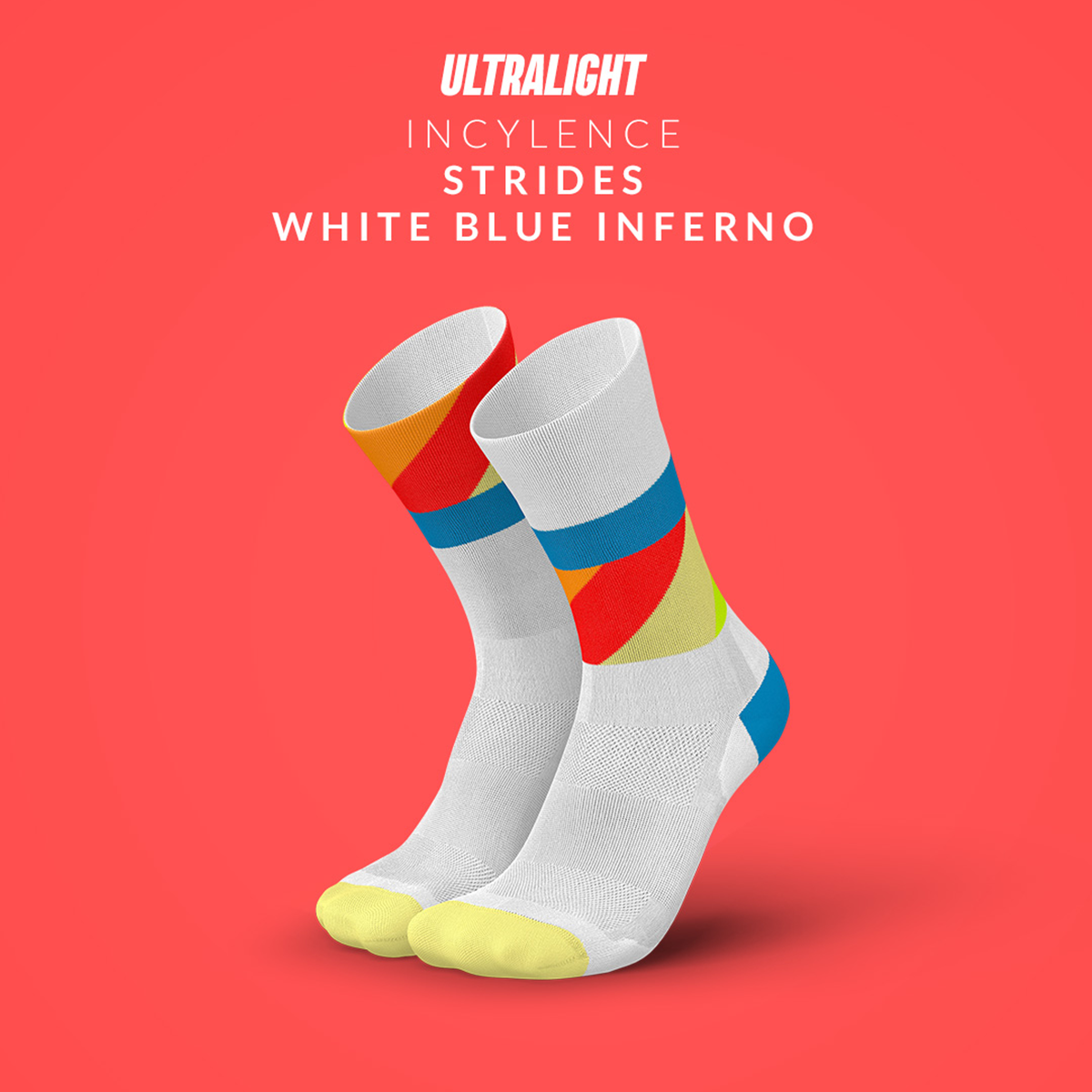 INCYLENCE ULTRALIGHT STRIDES WHITE BLUE INFERNO