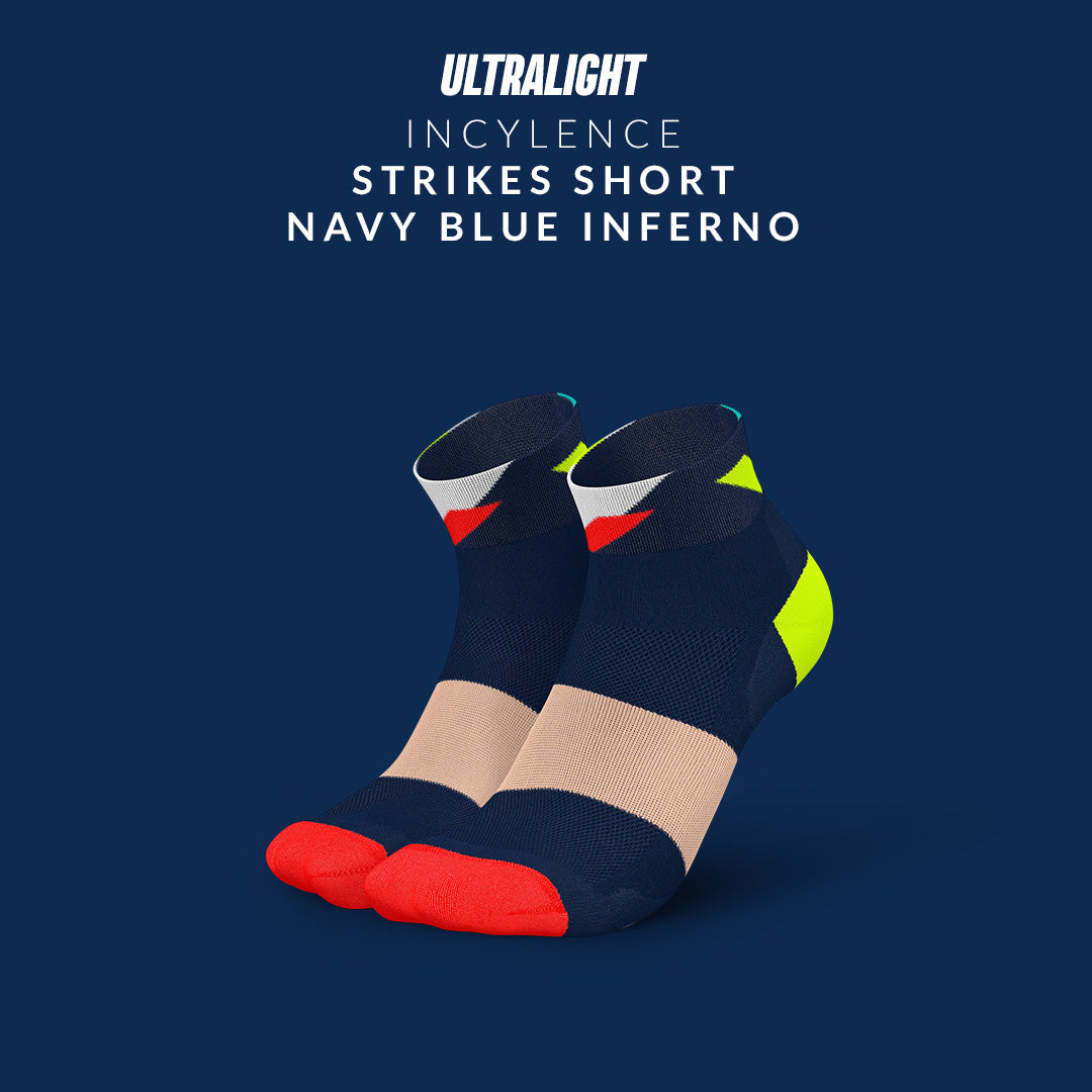 INCYLENCE ULTRALIGHT STRIKES SHORT NAVY BLUE INFERNO