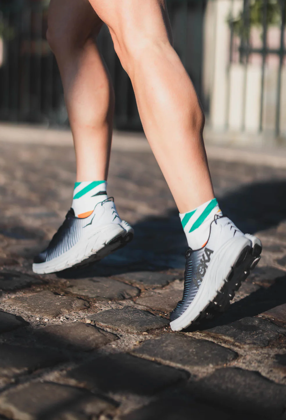 INCYLENCE RUNNING PLATFORMS SHORT WHITE GREEN