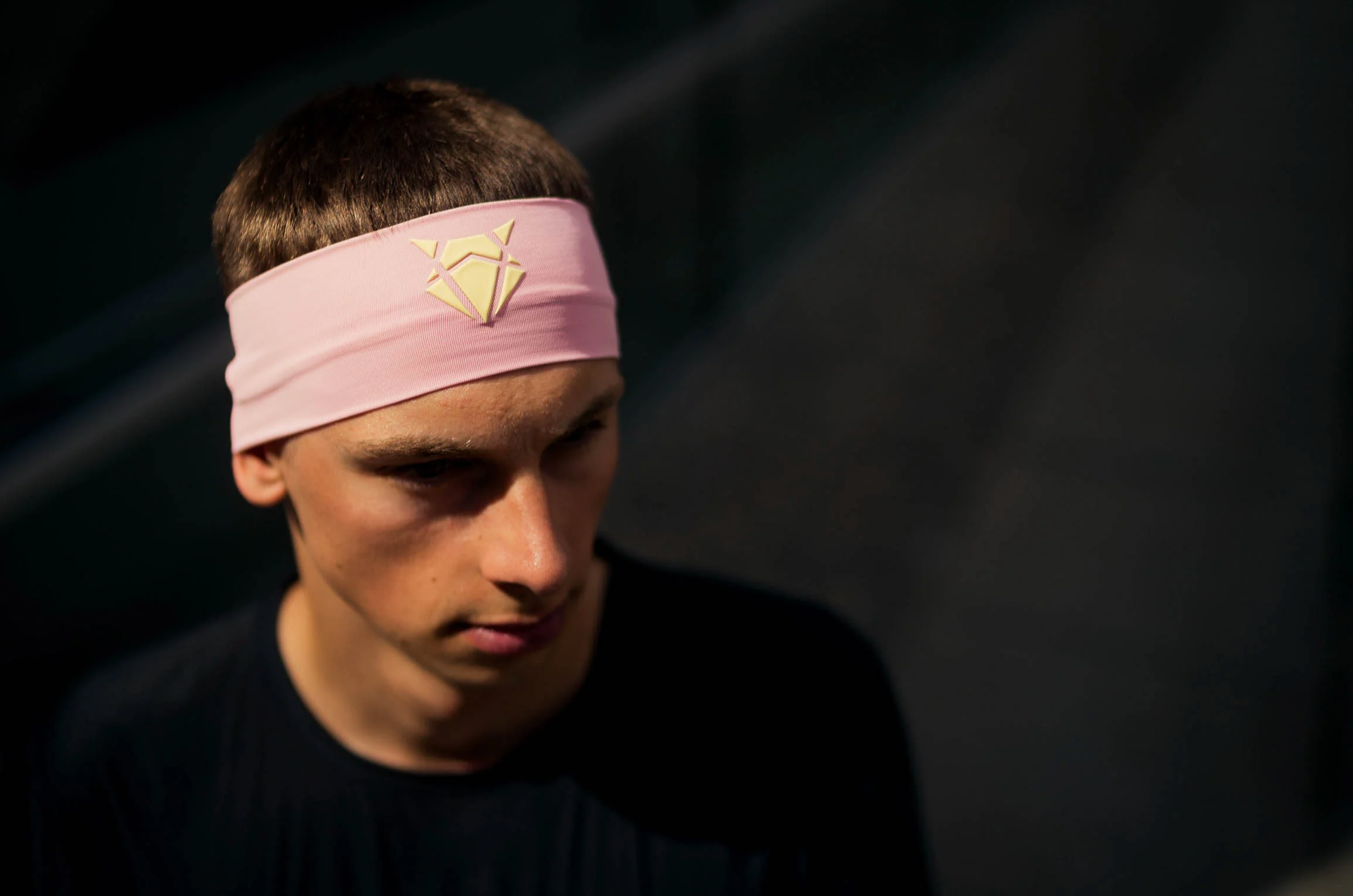 INCYLENCE HEADBAND V1 LIGHT PINK YELLOW NARROW