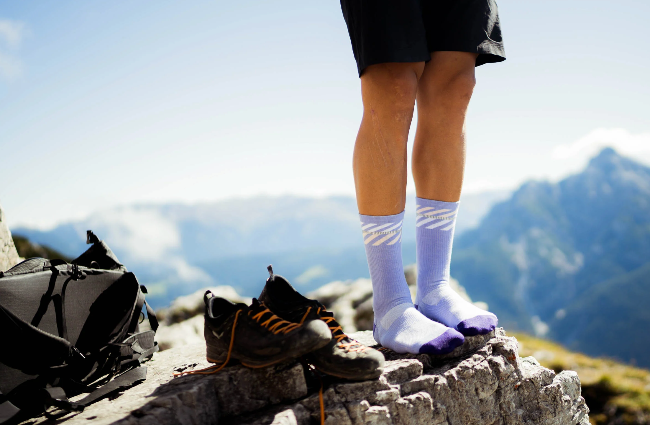 INCYLENCE MERINO LIGHT LANES PURPLE LIGHT PINK