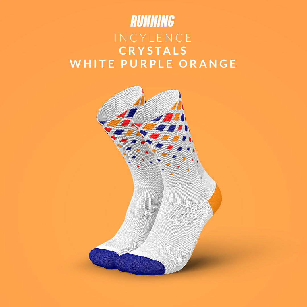 INCYLENCE RUNNING CRYSTALS WHITE PURPLE ORANGE