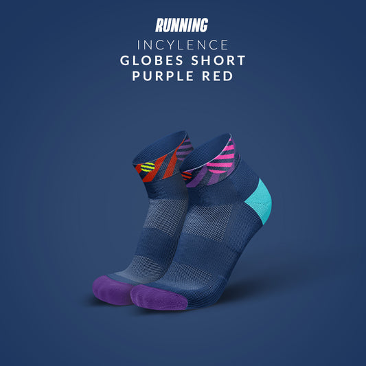 INCYLENCE RUNNING GLOBES SHORT PURPLE RED